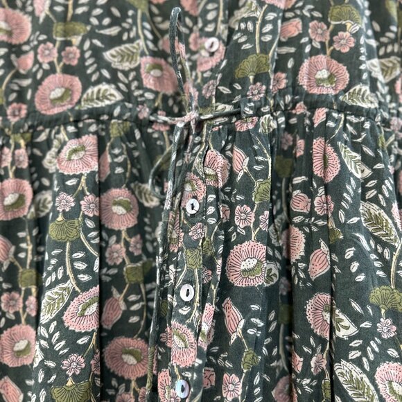 Natural Life Floral Button Front Amelia Dress Sz XL - Picture 3 of 8